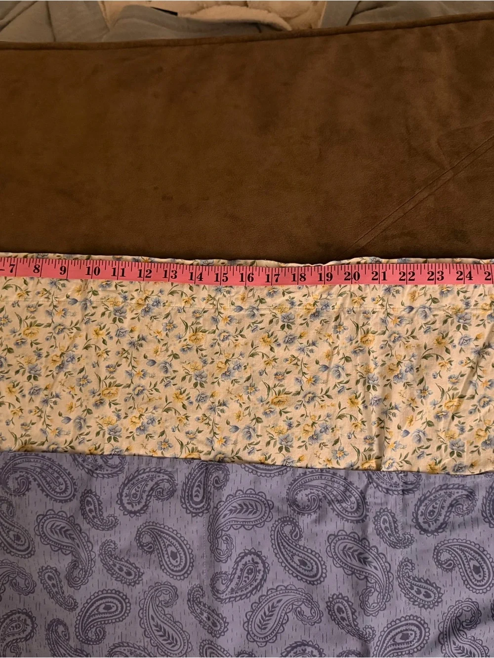 Handmade Yellow Floral & Blue Paisley Tiered apron- perfect bridal shower gift